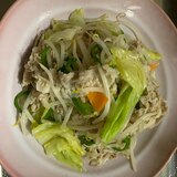 沖縄そば出汁の野菜炒め